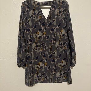 Leith Multicolor Abstract Blouse